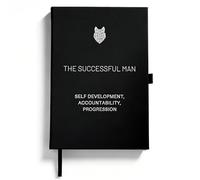 Odetina Successful Man Journal, 90-Day Accountability Planner For Personal Growth, Guided Goal-Setting Notebook For Discipline, Habit Tracker And Productivity Organizer For Adults
