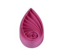 ODETOJOY 120pc Paper Quilling Strips 3mm Quilling Papers 3mm Craft Single Color Paper Strips (Fuchsia)