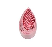 ODETOJOY 120pc Paper Quilling Strips 5mm Quilling Papers 5mm Craft Single Color Paper Strips (Pink)