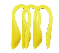 ODETOJOY 360pc Quilling Paper Strips Yellow 3mm 5mm 10mm Quill Strip Sunflower Rolled Paper Filigree Strip Daffodil Curled Scroll Coil Paper Strip Canary-21inch (3mm/5mm/10mm)