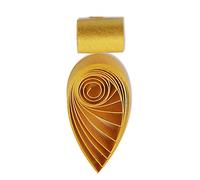 ODETOJOY Gold Metallic Quilling Paper Strips 5mm 60Pcs 54cm Craft Paper