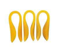 ODETOJOY Gold Quilling Paper Strips 5mm 3mm 10mm Quilling Strips Set Craft-21inch Length 120pcs Paper Filigree (3/5/10mm)