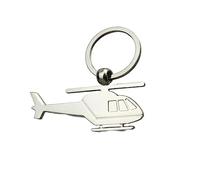 ODETOJOY Metal Silver Helicopter Keychain Pendants Ornament For Handbags Schoole Pack Wedding Favor Key Holders
