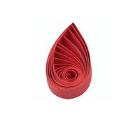 ODETOJOY Paper Quilling Strips 10mm Craft Quilling Papers 10mm Single Color Red Cranberry Paper Strips 10mm for DIY Crafts 120pc
