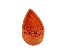ODETOJOY Quilling Paper Strips 10mm Coral Tangerine Paper 10mm Strips Pumpkin 540mm Length 120Pcs Quilling Strip Orange for Craft