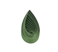 ODETOJOY Quilling Paper Strips 10mm Red Black Yellow Pink Green Purple White for Crafts Star Origami Paper Quilling Supplies Strip 3/8inch 1cm-120pcs, 54cm (Navy Green)