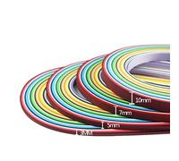 ODETOJOY Quilling Paper Strips 3mm 5mm 10mm 7mm 36 Colors 180 Strips Set DIY Origami Paper Quilling Art Length 21inch (3/5/7/10mm set 36color)