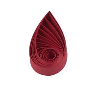 ODETOJOY Quilling Paper Strips 3mm Paper Quilling Set 120pcs Quilling Strips 1/8inch Crimson Single Color Star Origami Paper DIY Hand Crafts (Auburn)