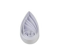 ODETOJOY Quilling Paper Strips 7mm Crafts 1/4" Paper Filigree Quilling Strip Set for Beginners Card Making Scrapbooking-120PC 54cm (White)