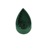 ODETOJOY Quilling Paper Strips Dark Green Single Color Paper Strips 120pc Quilling Strip Set Forest Green (10mm-0.4inch)