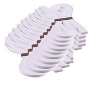 ODETOJOY Quilling Paper Strips White 3mm Quilling Strips 3mm White-Length 21.2inch-Single Color Pure White Paper Quilling Strips 120pc/Set (10)