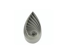 ODETOJOY Quilling Papers 10mm Misty Grey Quilling Strips 10mm Dove Ash Gray Quilling paper Set 120pc 52cm length