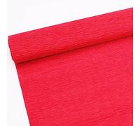 ODETOJOY Scarlet Red Crepe Paper Roll 70g 25cm DIY Flower Craft Paper