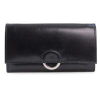 Odette Leather Purse With RFID Protection Catwalk Collection Handbags Black Large