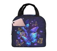 Odfovowo Insulated Butterflies Lunch Box for Women & Men - Cute Lunch Bags for Adults - Cooler Tote Bag for Work & Picnic, 451421