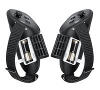 ODGG Upgraded Controller Grips Cover Compatible with Meta Quest 3S / Meta Quest 3 Accessories, with Battery Opening Cover and Adjustable Knuckle Straps Protector