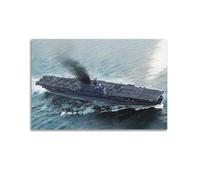 ODGYENGW Big E USS ENTERPRISE Aircraft Carriers USS Enterprise CV-6 Decorative Painting Canvas Wall Artworks Picture 16x24inch(40x60cm)