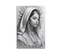 ODGYENGW Christianity Religious Poster The Great Mary 11 Decorative Painting Canvas Wall Artworks Picture 24x36inch(60x90cm)