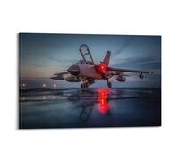 ODGYENGW Fighter Plane Poster Panavia Tornado Decorative Painting Canvas Wall Artworks Picture 08x12inch(20x30cm)