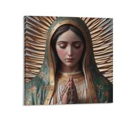 ODGYENGW Religious Poster The Great Virgin Mary 9 Decorative Painting Canvas Wall Artworks Picture 16x16inch(40x40cm)