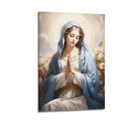 ODGYENGW The Great Virgin Mary Religious Poster 13 Decorative Painting Canvas Wall Artworks Picture 24x36inch(60x90cm)