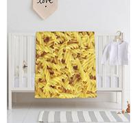 ODHHGDF Pasta Flannel Blanket Realistic Food Fleece Throw Cozy Soft Lightweight Novelty Blankets for Bed Couch Travel Decor Gifts All-Seasons Non-Shedding 40"x30"