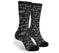 ODHHGDF Unisex Socks Algebra Geometry Abstract Math Running Socks Men Women Casual Socks Funny Funky Novelty Crew Tube