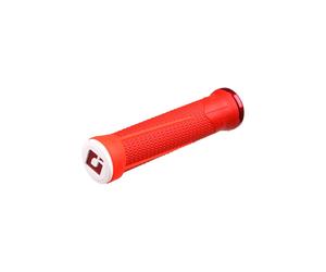 Odi AG1 MTB Lock On Grips - Red / Red - 135 mm