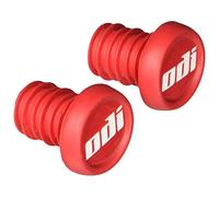 ODI BMX 2 Colour Push In Plugs - Red,One Size, F72PPBR