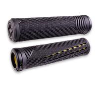 ODI CF BMX MTB Lock On Grips in Black and Yellow - 135mm one size