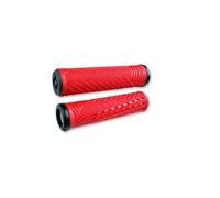 ODI Lock-On MTB CF - Red/White MTB Bike Commuter