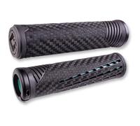 Odi CF Grips - Lock-On Black/Mint