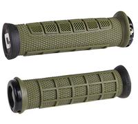 Odi Elite Pro Grips - Green/Black/Locking Clamp Handle Bar Part Mountain Biking Bike MTB Riding Ride Trail Enduro Downhill Hand Comfort Handlebar Rubber DH Accessories