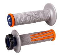 ODI Emig Pro V2 Lock-on Grips Full Diamond, red