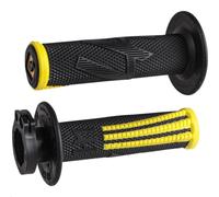 ODI Emig2 Pro V2 Lock-On Grips - Black/Yellow Motorcycle Street Bike H36EPBY