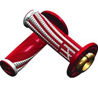 ODI Emig2 Pro V2 Lock-On Grips - Red/White Motorcycle Street Bike Dirt H36EPRW