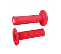 Odi H01RFR Motocross Half-Waffle Grips Red
