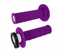 ODI Half Waffle MX Lock-On Grip Set Purple