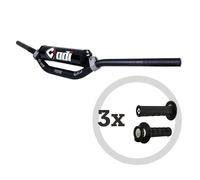 ODI Handlebar Kit - CFT Pum MX + 3 pairs of MX V2 Lock-On Half-Waffled Grips, white