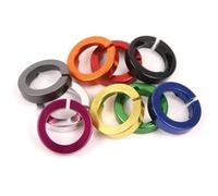 ODI Grips Lock Jaw Clamps - Includes Snap Caps - Silver, Set of 4
