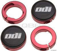 ODI Lock Jaw clamps w/ Snap caps Red set/4