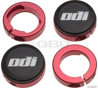 ODI Lock Jaw clamps w/ Snap caps Red set/4