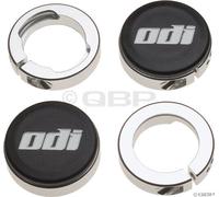 ODI Lock Jaw clamps w/ Snap caps Silver set/4