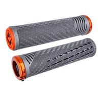 ODI Lock-On MTB Grips CF - Lynx Gray/Orange