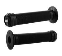 Odi Longneck ST Flanged BMX/Scooter Grips - Jet Black, 130mm Pair/Mushroom Style Scoot Bike Ride Bicycle Handlebar Sport Part Lock On Rubber Flange Hand Comfort Handle Bar End Plug Long Neck Set