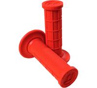 ODI Mini MX Half Waffle Grips Red