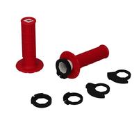 ODI MX V2 Lock-On 1/2 Waffle Grips Red
