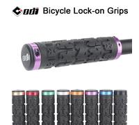 ODI RG01 Bicycle Handlebar Grips Rogue Lock-on Anti-Slip Shock Absorption Handle Cover Double Locking for MTB/Road Bike Parts Black-Red