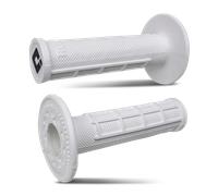 ODI Pro Edition Half-Waffle Single-Ply Motocross Off-Road Hand Grips - White / One Size