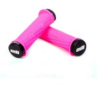 ODI Troy Lee Designs Lock On Grips 130mm - Pink / Black